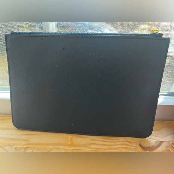 Katie Loxton Magical Moments Clutch Perfect Pouch Navy W Gold Hardware - Picture 6 of 6